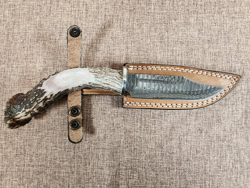 5" Damascus Clip Point 2B05