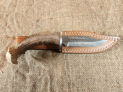 4" Damascus Clip Point #21