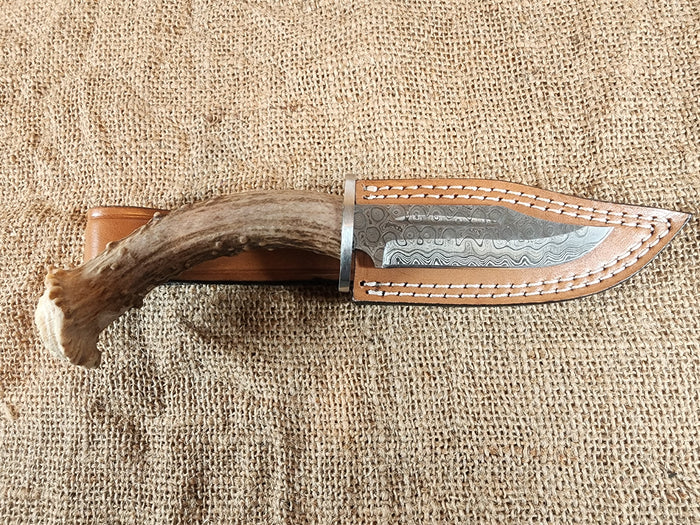 4" Damascus Clip Point #21
