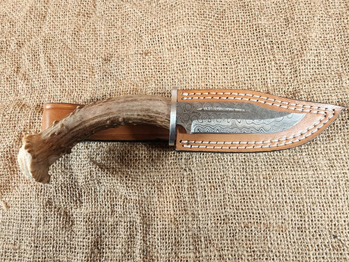 4" Damascus Clip Point #21
