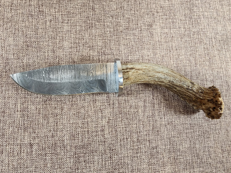 4" Damascus Drop Point #42
