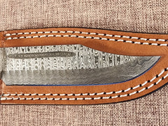 5" Damascus Clip Point 2B09