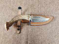 4" Damascus Clip Point B02
