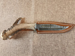6" Damascus Clip Point #73