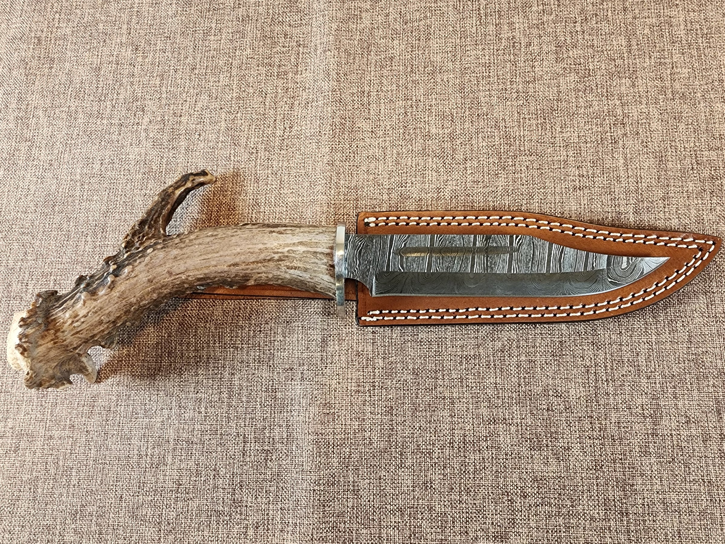 6" Damascus Clip Point #73