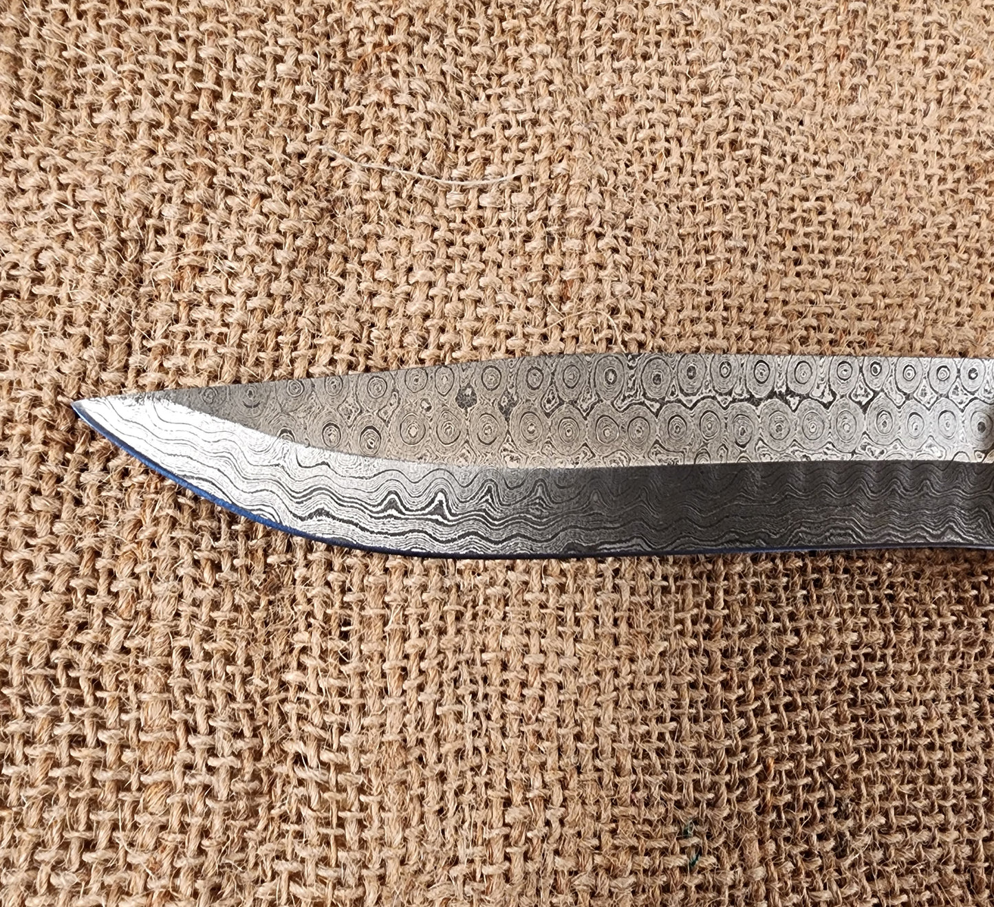 6" Damascus Drop Point #108