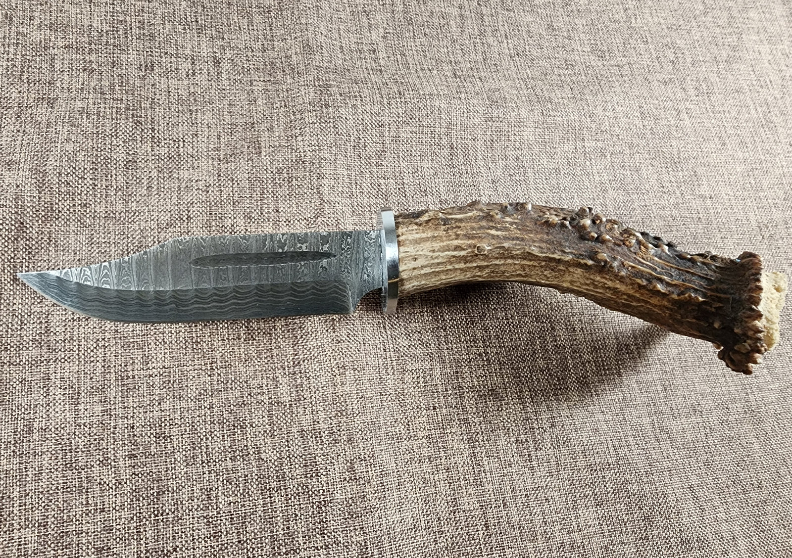 5" Damascus Clip Point #01