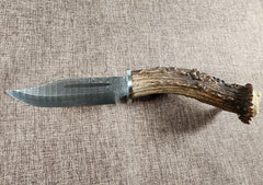 5" Damascus Clip Point #01