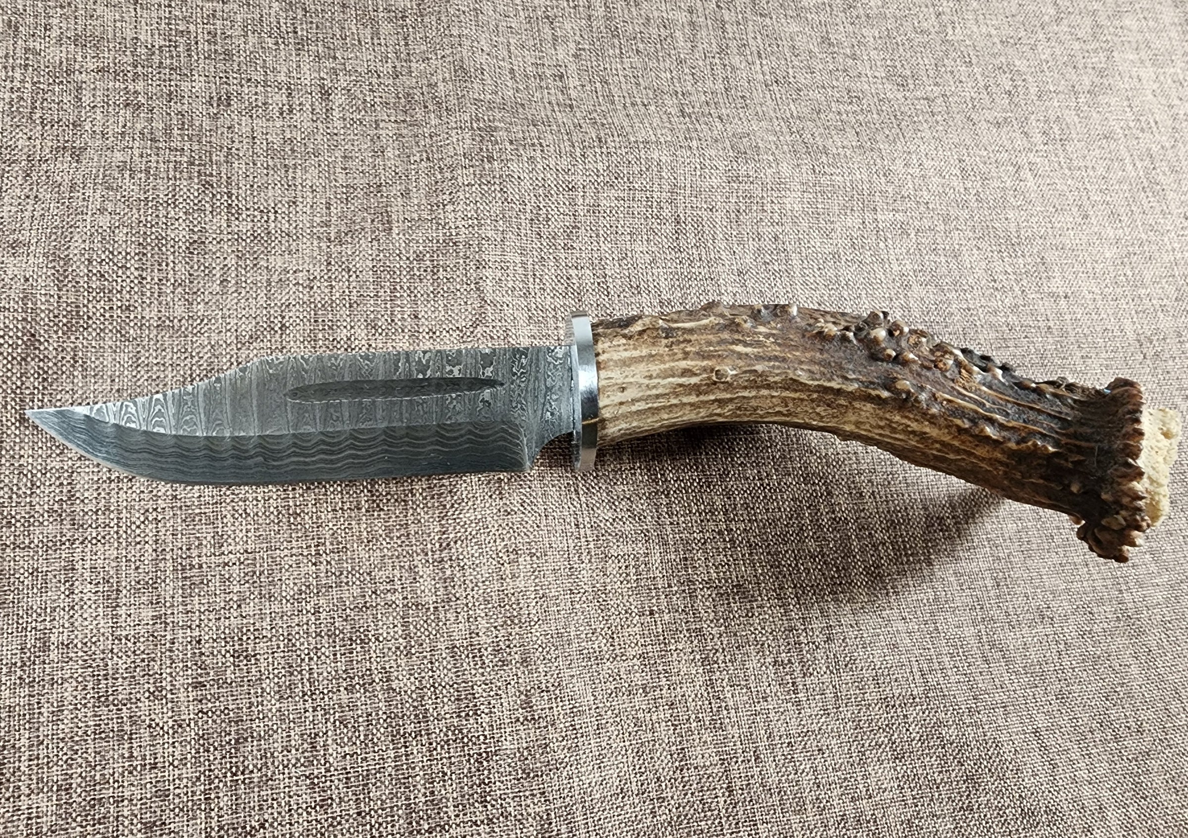 5" Damascus Clip Point #01