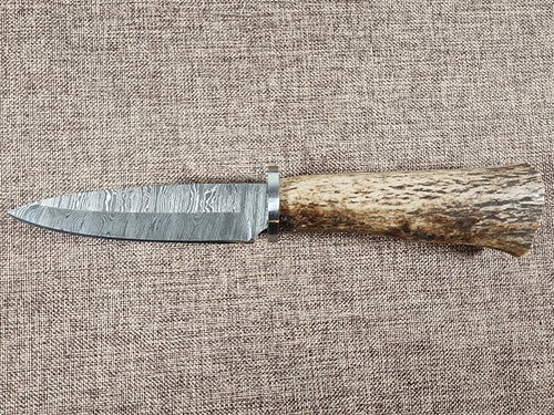 4" Damascus Spear Point #27