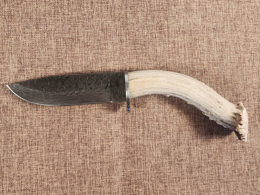 5" Damascus Drop Point 2C03