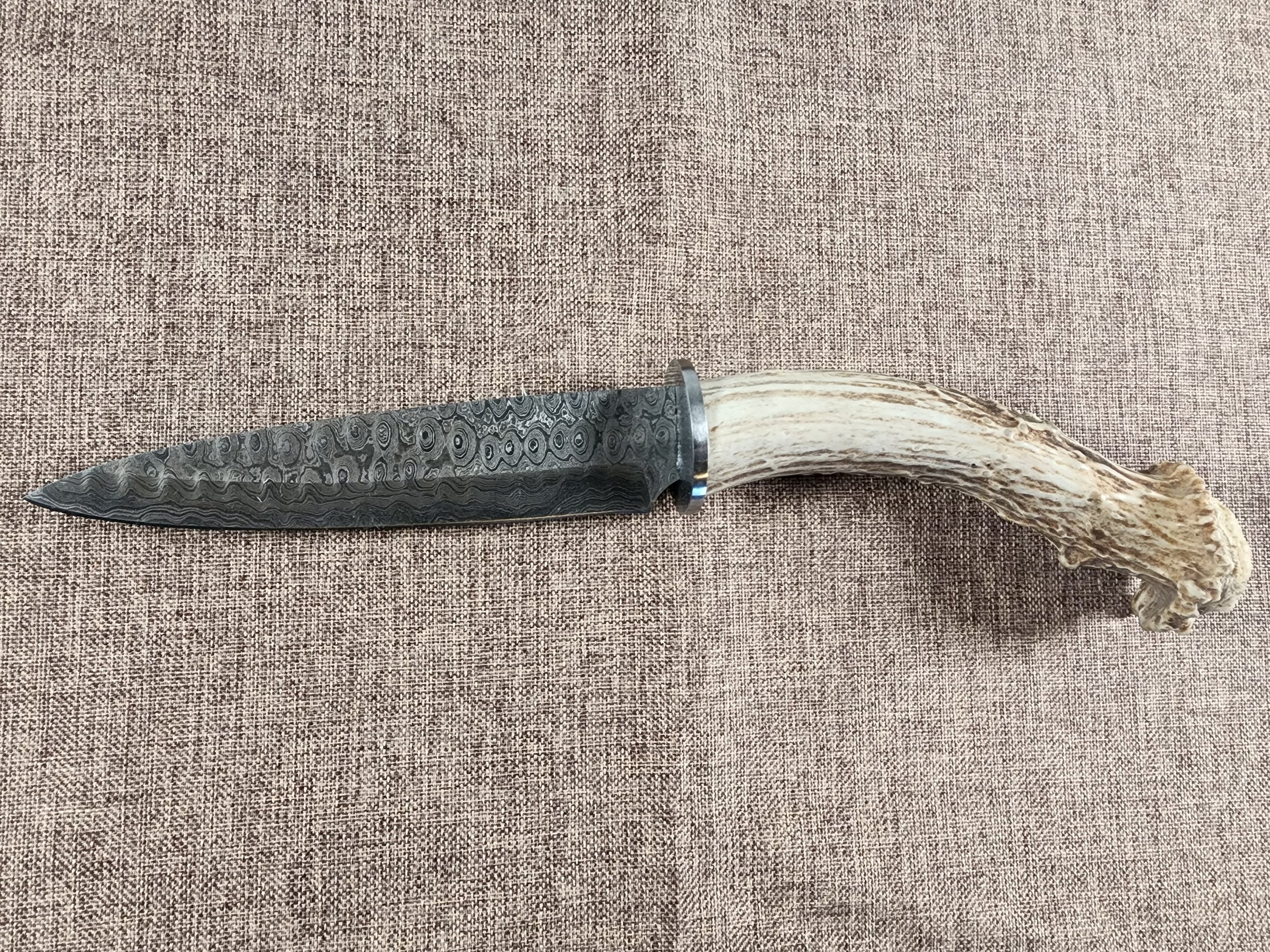 6" Damascus Spear Point #80