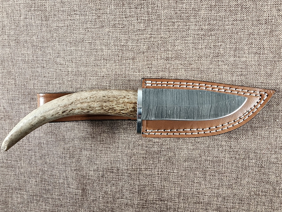 4" Damascus Clip Point #103