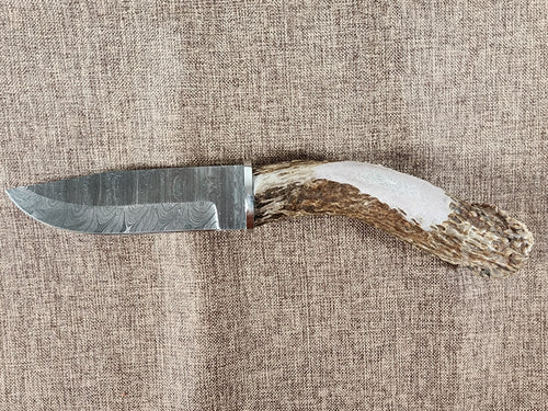 5" Damascus Drop Point #55