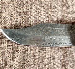 4" Damascus Clip Point B02