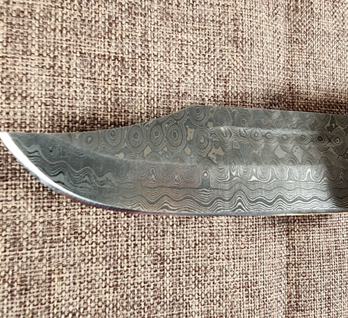 4" Damascus Clip Point B02