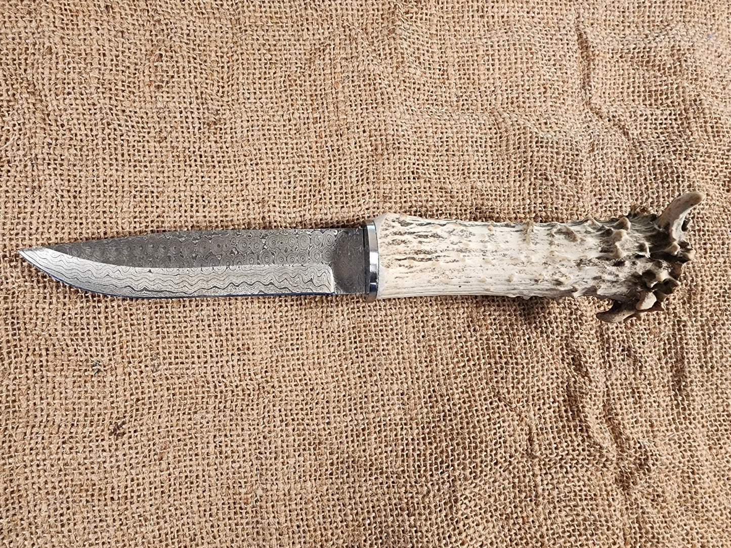 6" Damascus Drop Point #109