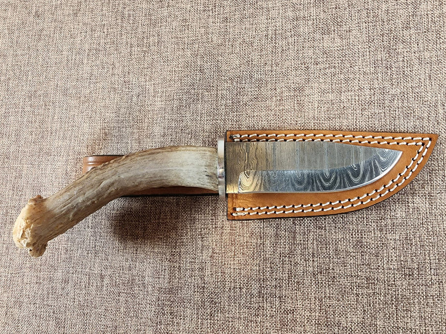 4" Damascus Drop Point #41