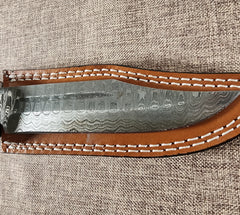 6" Damascus Clip Point #73