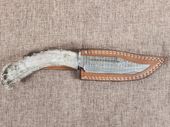 5" Damascus Clip Point 2B02