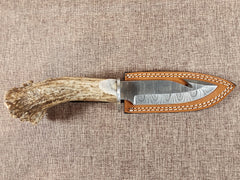 5" Damascus Gut Hook #46