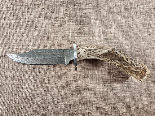 4" Damascus Clip Point #106