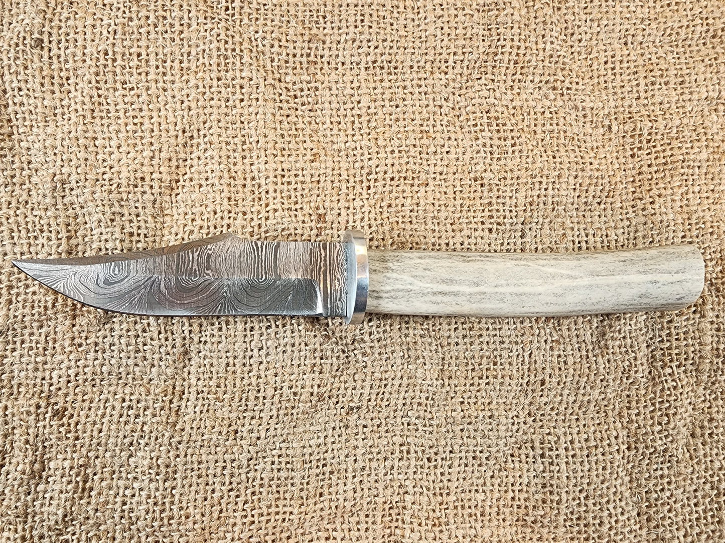 4" Damascus Drop Point #46