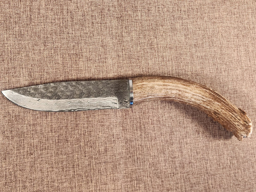 6" Damascus Drop Point 3C01