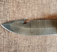 5" Damascus Gut Hook #09