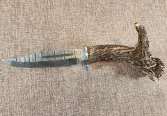 6" Damascus Clip Point #73