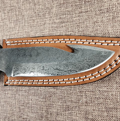 5" Damascus Gut Hook #64