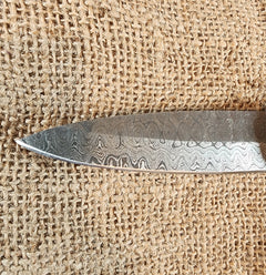 4" Damascus Spear Point #28