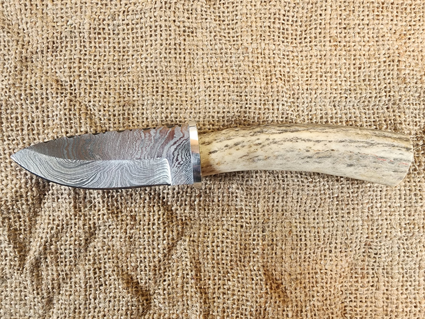 4" Damascus Drop Point #52