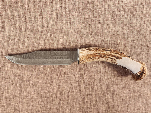 6" Damascus Clip Point 3B04