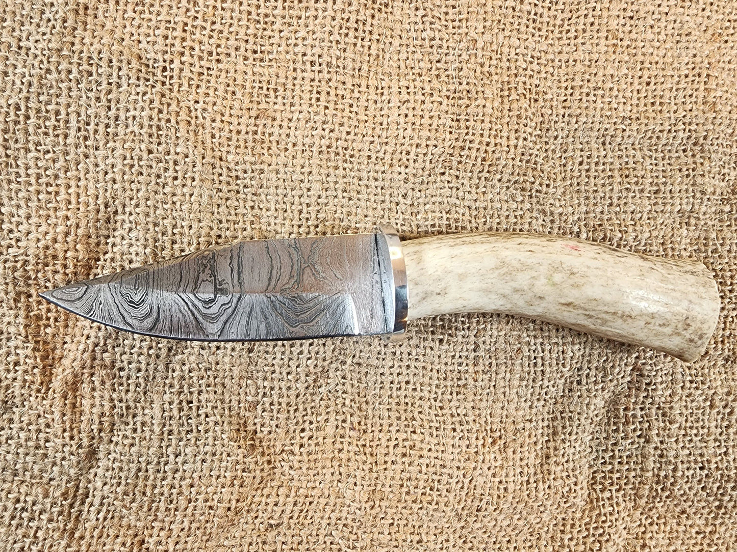 4" Damascus Drop Point #49