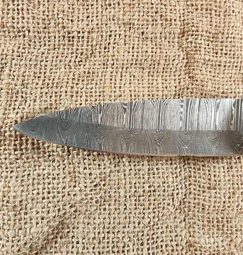 5" Damascus Spear Point #67