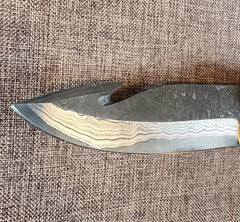 5" Damascus Gut Hook #03