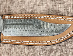5" Damascus Clip Point 2B03