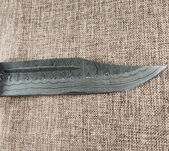 6" Damascus Clip Point #77