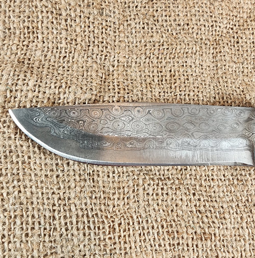 5" Damascus Drop Point #14