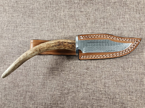 4" Damascus Clip Point #20