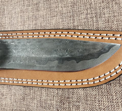 5" Damascus Drop Point #113