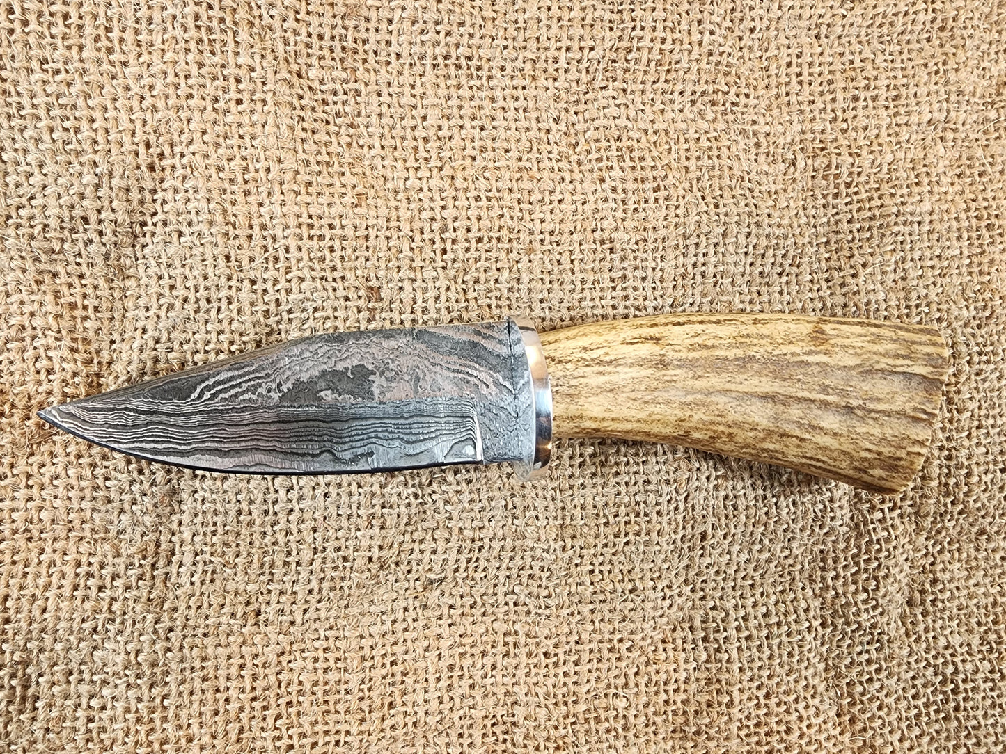 4" Damascus Drop Point #36