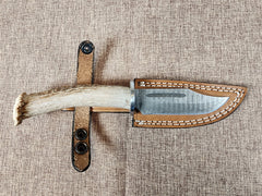 4" Damascus Clip Point B01