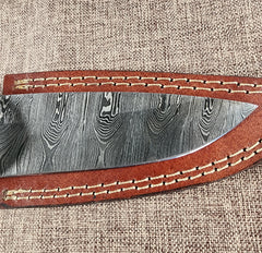 5" Damascus Drop Point #115