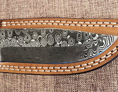 5" Damascus Drop Point 2C08