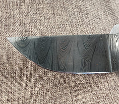 3.5" Damascus Drop Point #161