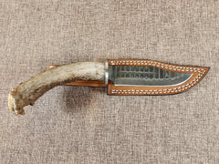 5" Damascus Clip Point #01