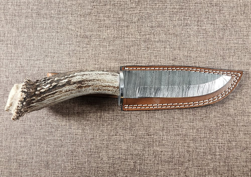 6" Damascus Drop Point #121