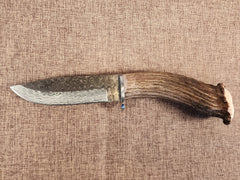 5" Damascus Drop Point 2C08